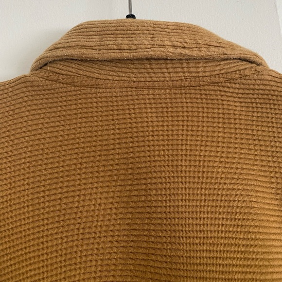 American Apparel Tan Mustard Cotton Ottoman Jacket - Picture 6 of 10